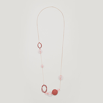 COS Sphere Beaded Long Necklace