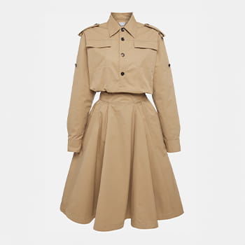 Bottega Veneta Light Cotton Twill Dress