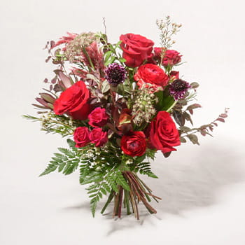 Fleuria Bordeaux Romance Flower Bouquet