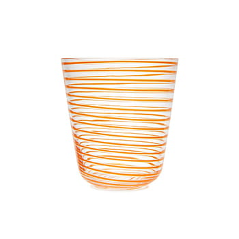 Nason Moretti Twist Wine Glass in Orange