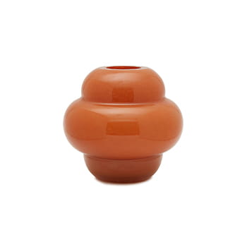 The Conran Shop Glass Vase in Deep Coral