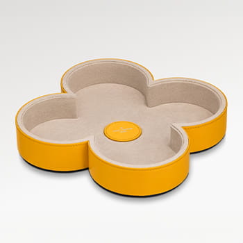 Louis Vuitton Monogram Flower Trinket Bowl in Yellow