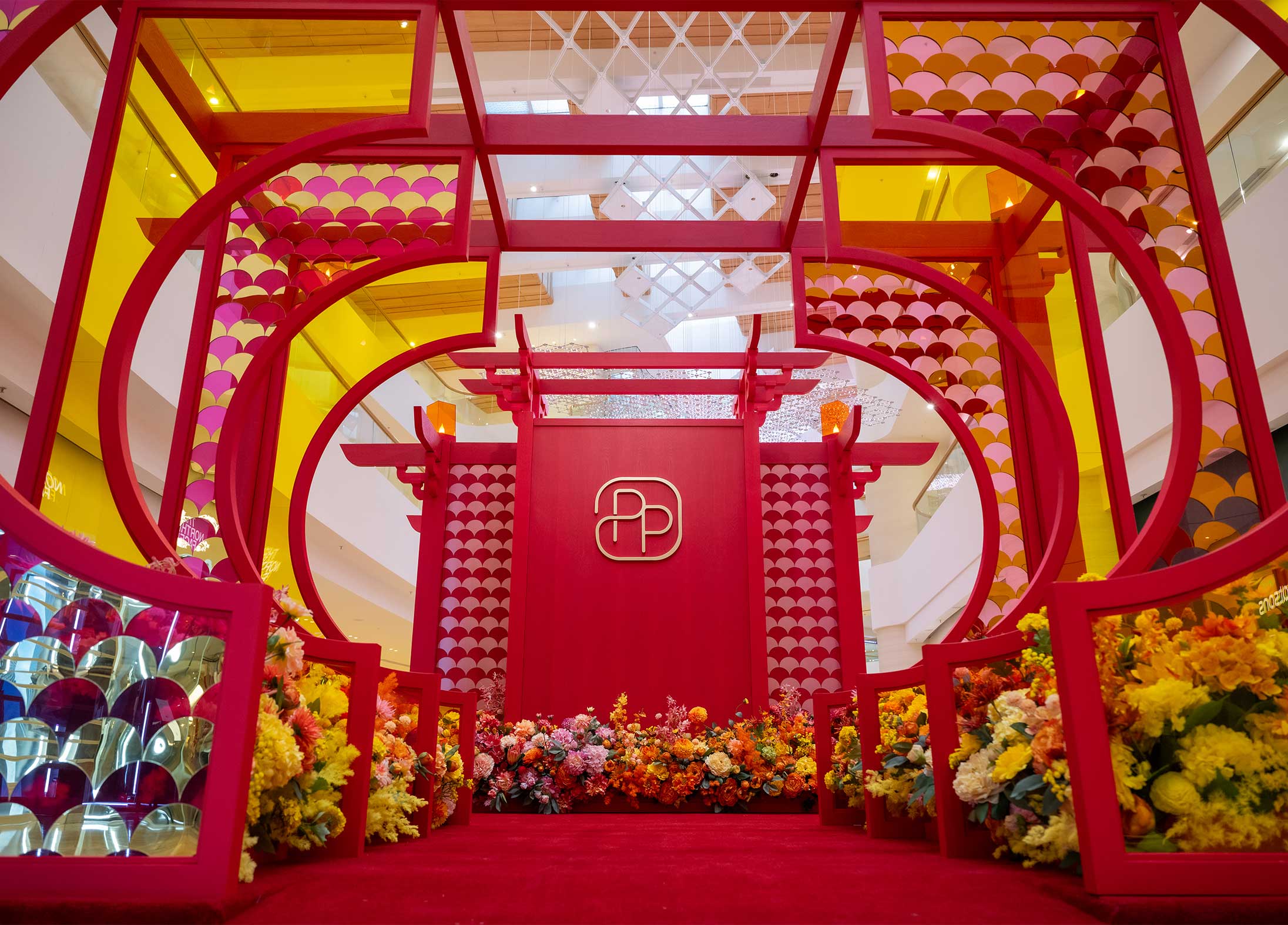 A Chinese New Year installation at Pacific Place