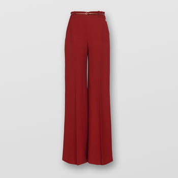 Chloe Crêpe Flared Pants