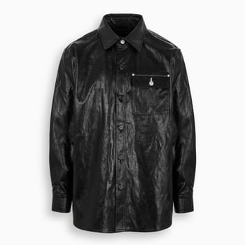 Andersson Bell Black Technical Shirt available at Harvey Nichols