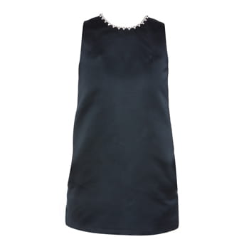 AREA Crystal Heart Open Back Mini Dress available at JOYCE