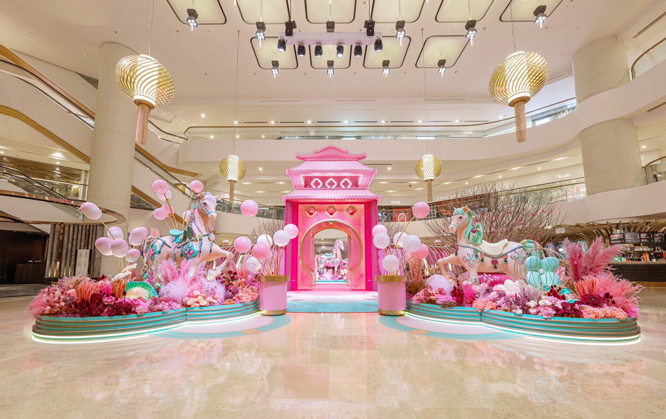 Chinese New Year installation at Pacific Place