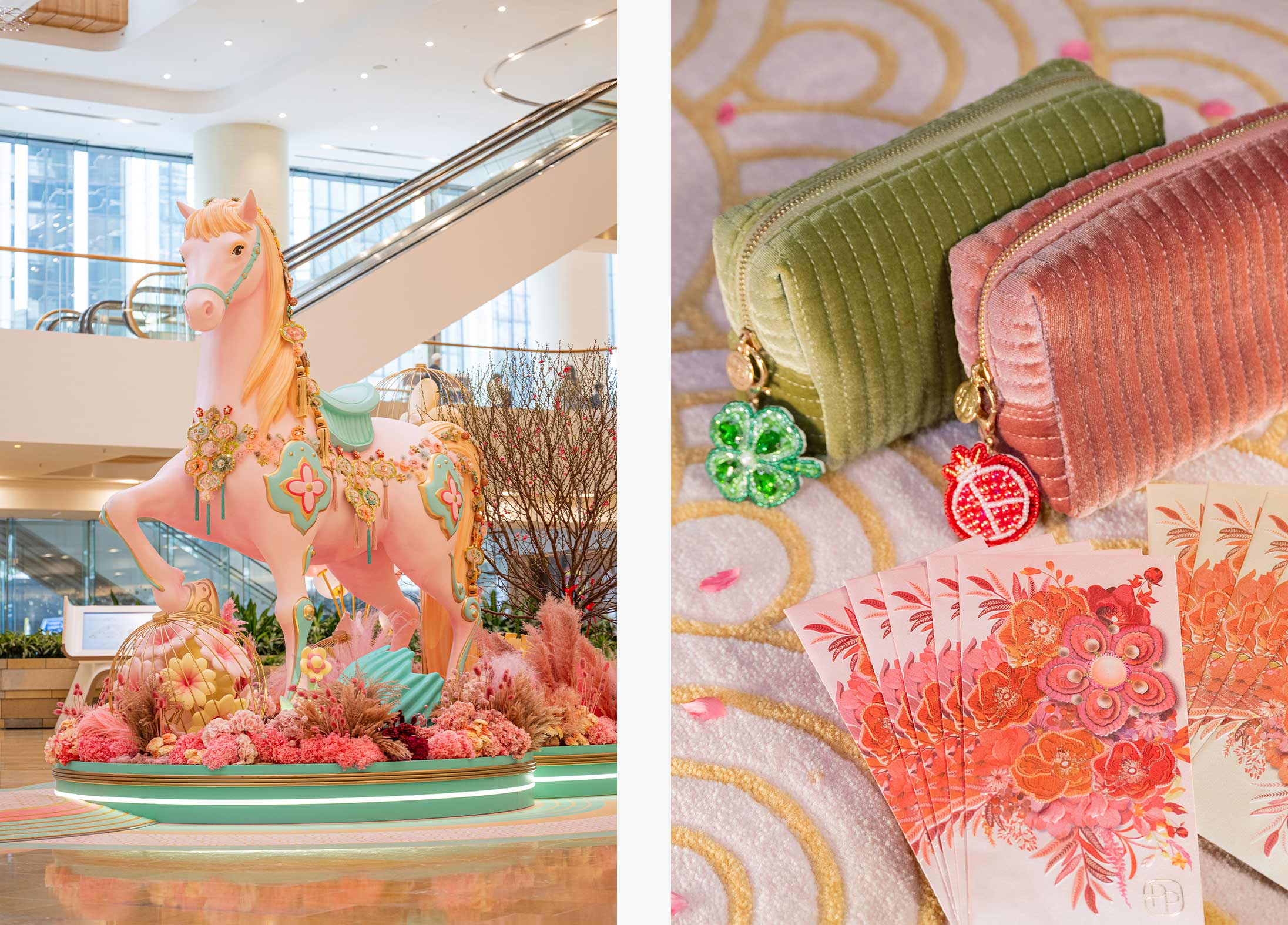 Chinese New Year installation at Pacific Place