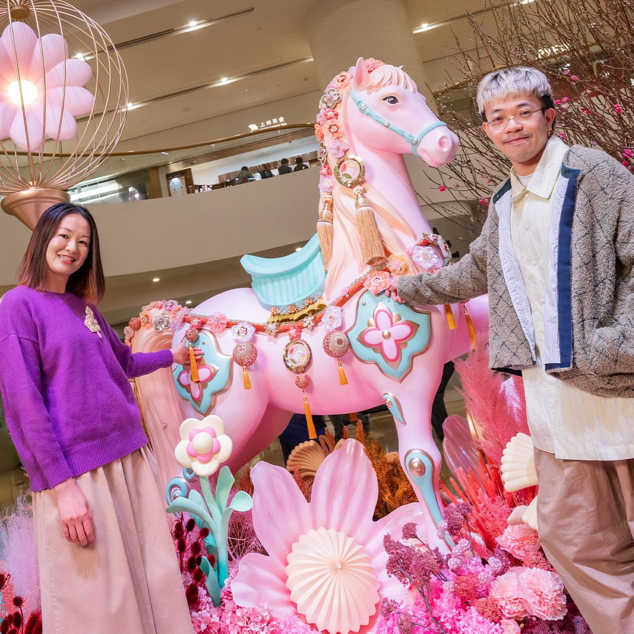 Chinese New Year installation at Pacific Place