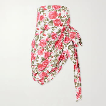 Chloé Knee-Length Wrap Skirt in Cotton Polin