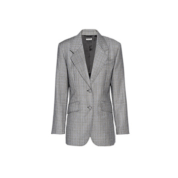 Miu Miu Prince of Wales Checked Wool Jacket