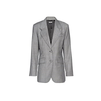 Miu Miu Prince of Wales Checked Wool Jacket