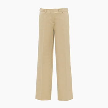 Miu Miu Chino Pants With Embroidered Logo