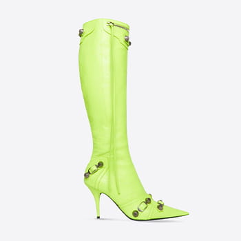 Balenciaga Women’s Cagole 90mm Boot In Yellow 