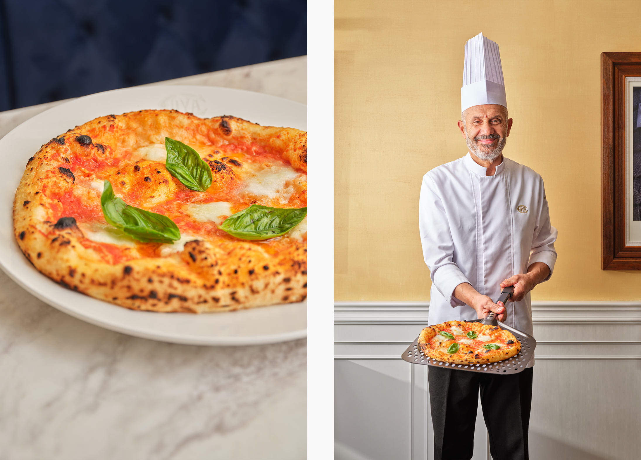 COVA Pacific Place chef Ricky Chan with one of his dishes