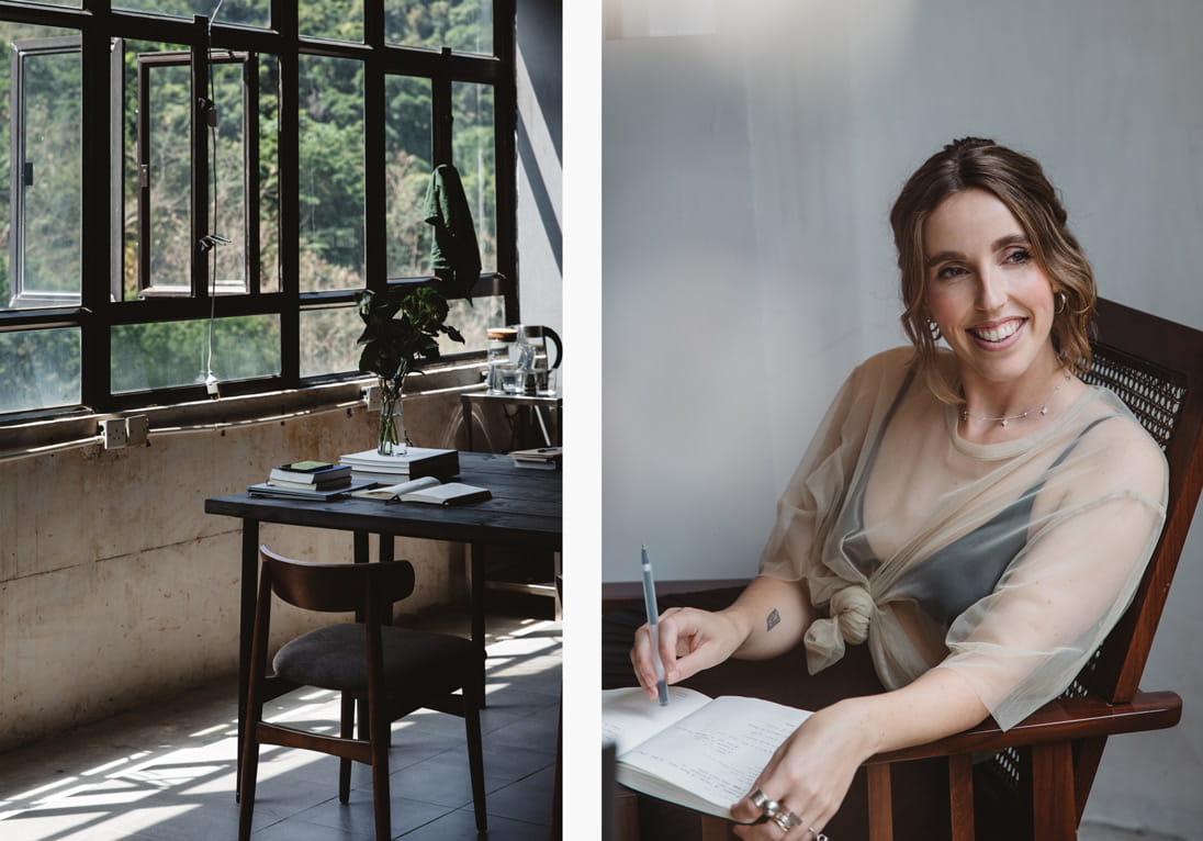 Ali Batten in her creative studio Batten & Kamp