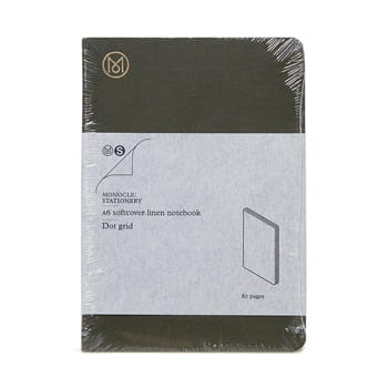 Monocle A6 Softcover Linen Notebook available at Lane Crawford Home