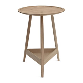 Pinch Clyde Side Table in White Oiled Oak available at Lane Crawford Home