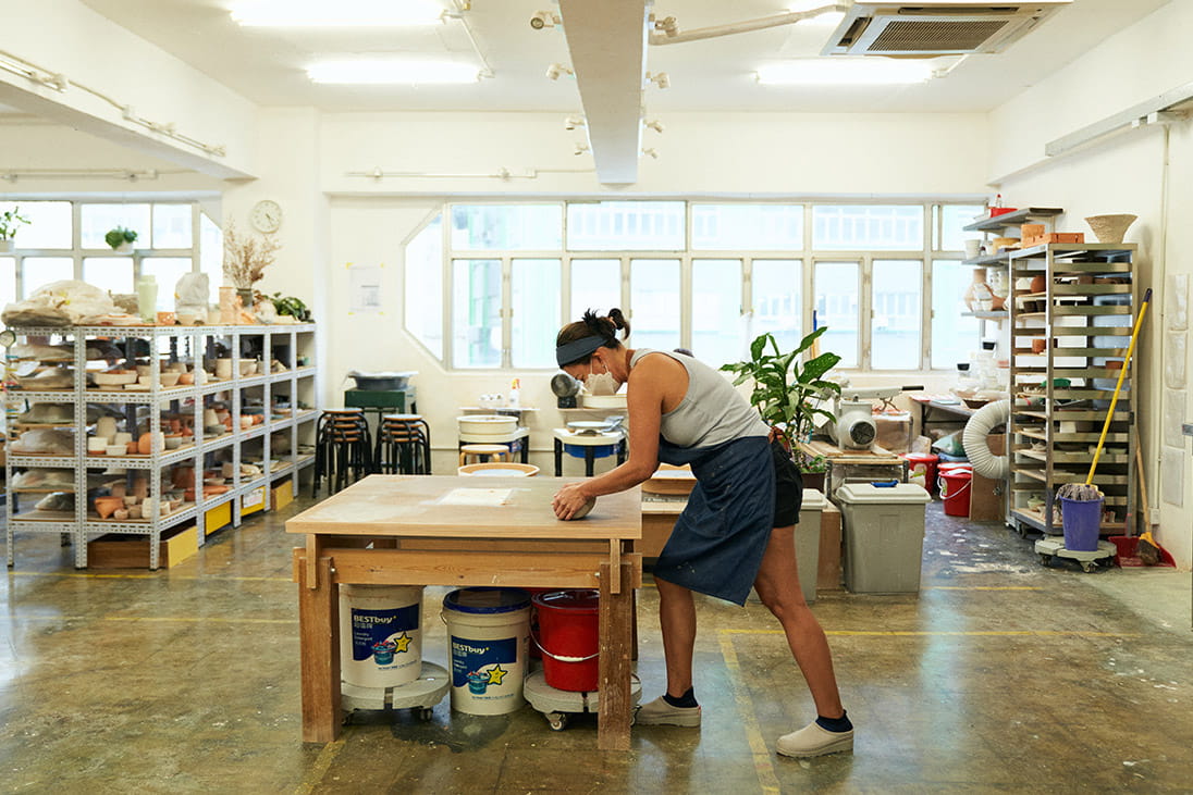LUMP Studio's airy space in Wong Chuk Hang