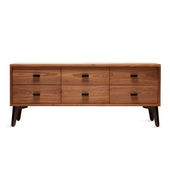 De La Espada: Matthew Hilton McQueen Low Walnut Chest available at Lane Crawford Home 