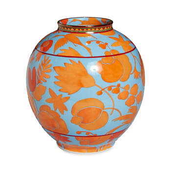 La DoubleJ x Ancap Bubble Vase — Wildbird Azzurro/Arancio available at Lane Crawford Home