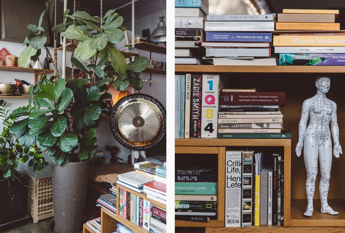 Scenes from Hong Kong artist Shane Aspegren's studio