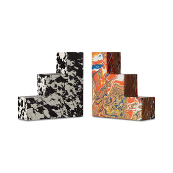 Tom Dixon Swirl Bookend Set in Multi available at Lane Crawford Home