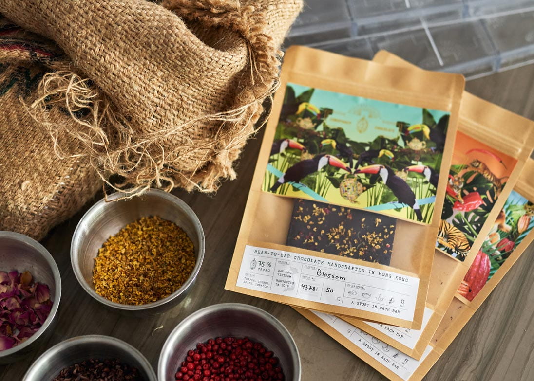 Amit Oz and Celine Herren's Conspiracy Chocolate with exotic ingredients