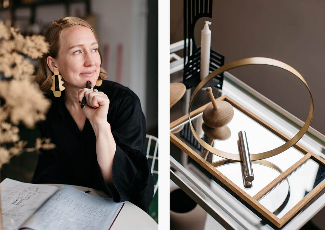 Founder and Creative Director of at liberty, Kate Jones, rises early for a quiet moment of journaling and meditation