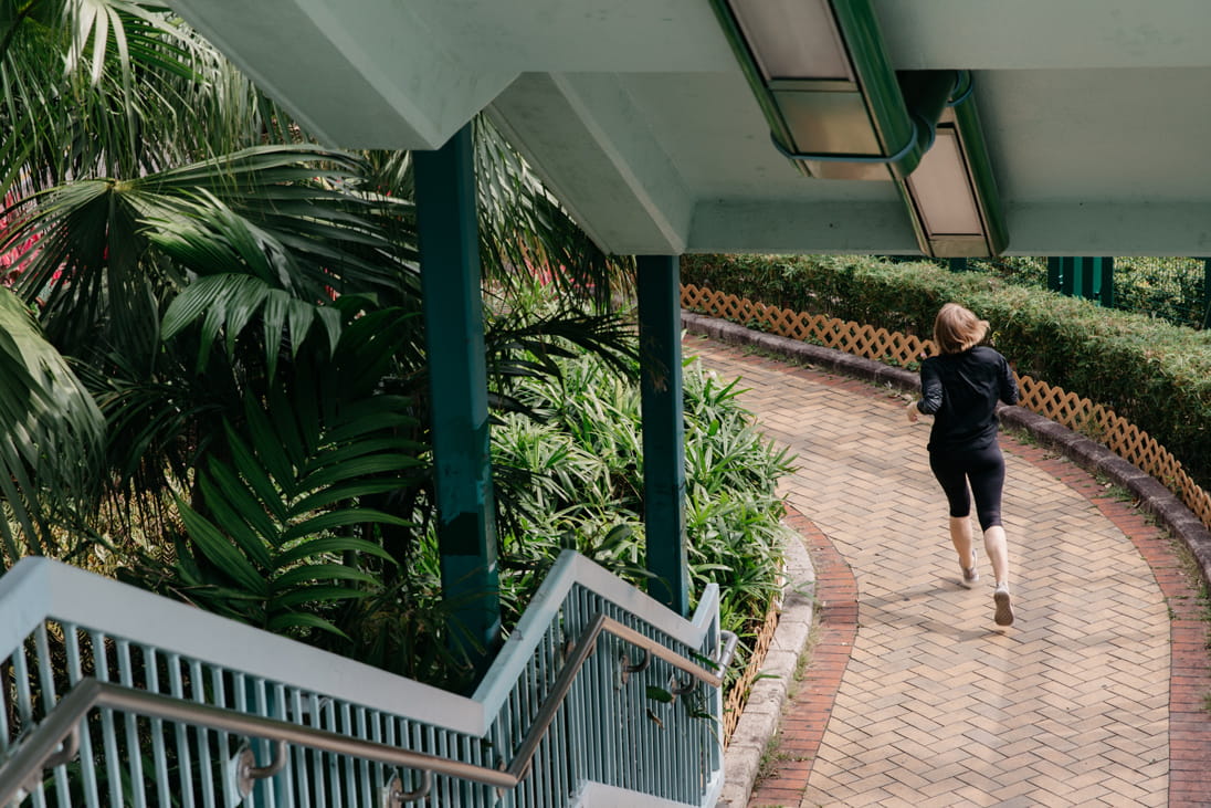 A lunchtime run gives Kate a boost of productivity for the afternoon ahead