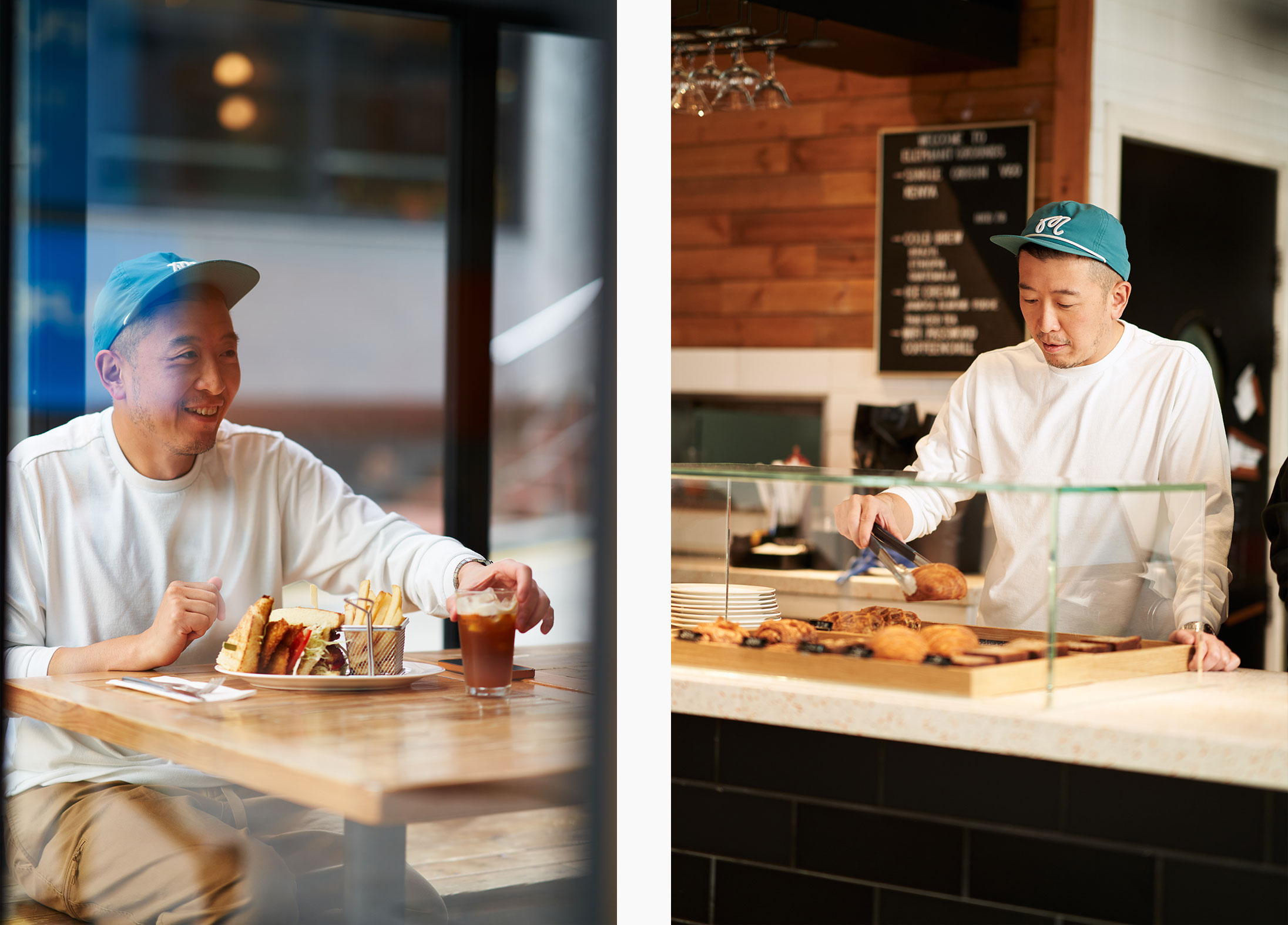 Gerald is a frequent visitor to his restaurants, and starts most days with coffee at Elephant Grounds in Starstreet Precinct
