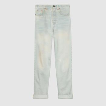 Gucci Stone-Washed Denim Pant