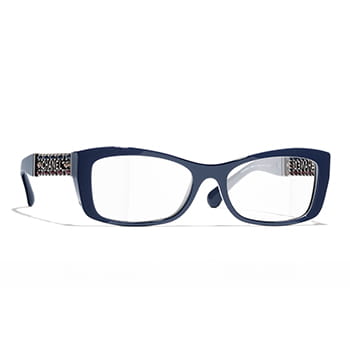 Chanel Blue Vendome Cat Eye