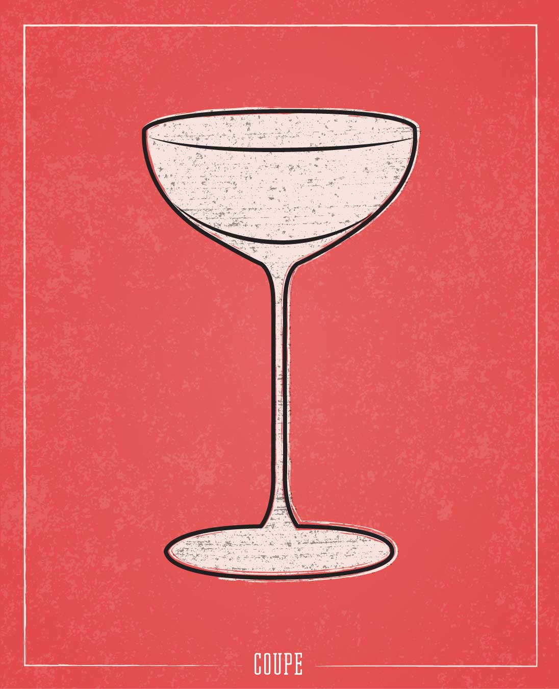 Coupe glass