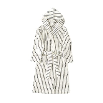 Tekla Medium Hooded Bathrobe in Racing Green