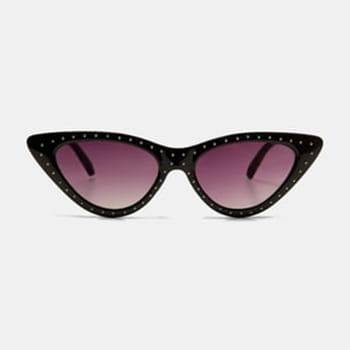 Zara Studded Cateye Sunglasses