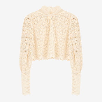 Isabel Marant Emeline Top in Ecru