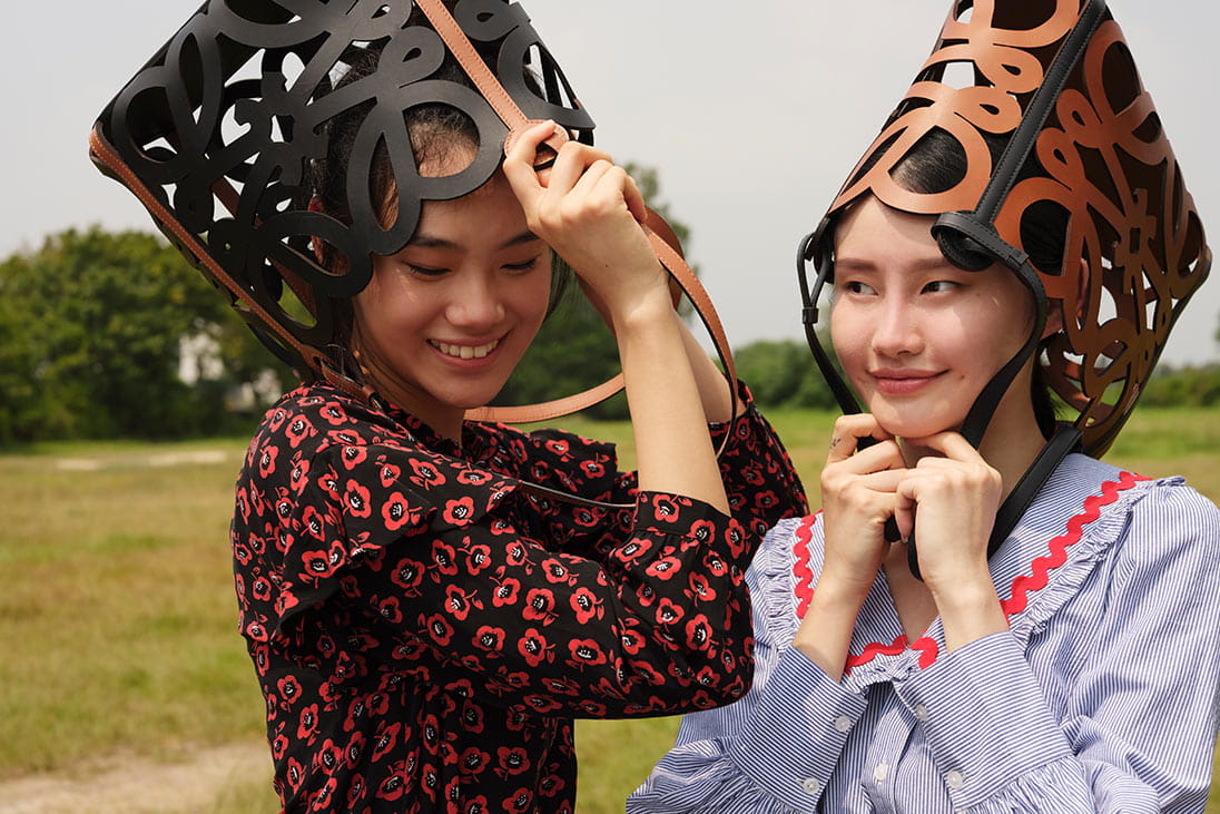 Models pose in Whistles and LOEWE