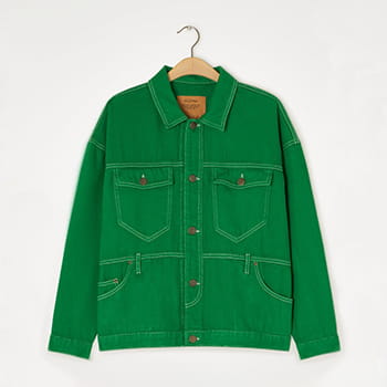 American Vintage Tineborow Jacket in Grass for Women