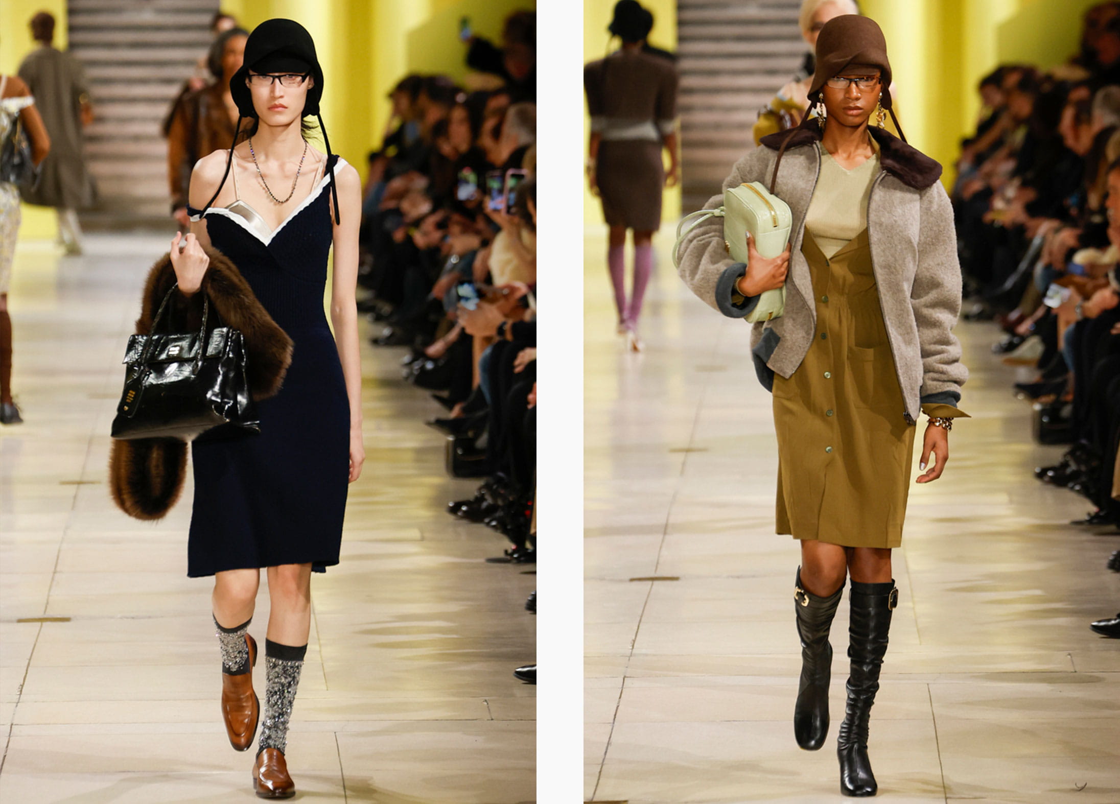 Fall winter 2025 looks from Miu Miu