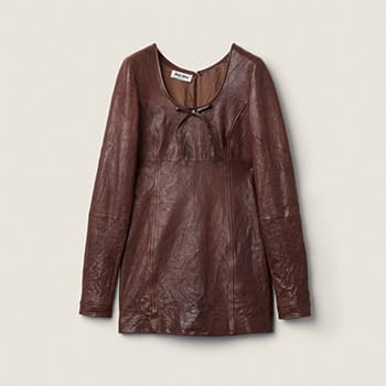 Miu Miu Leather Dress