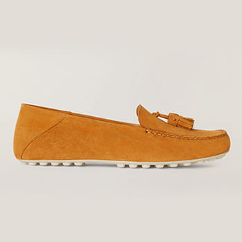 Loro Piana Dot Sole Loafers in Chianti Cork