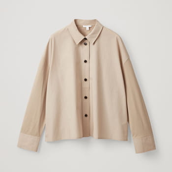 COS Mixed Fabric Shirt