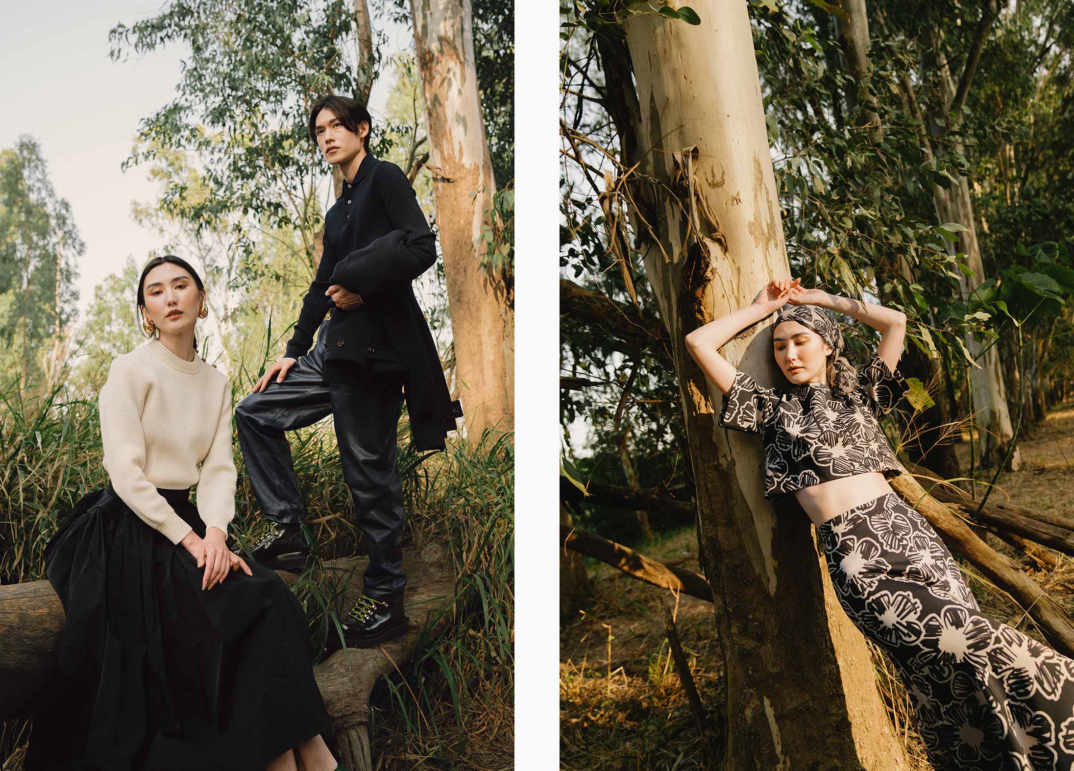 Pacific Place fashion shoot outfit by Bottega Veneta and MAX&Co.