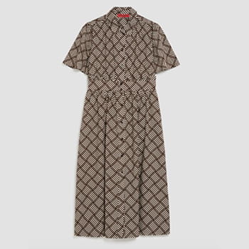 MAX&Co. People, Places, Colour Shirt Dress in Brown Pattern  