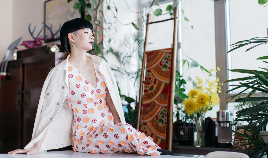 Along with air-filtering plants, opt for flowers in pink, red, yellow or orange at home, suggests Chow