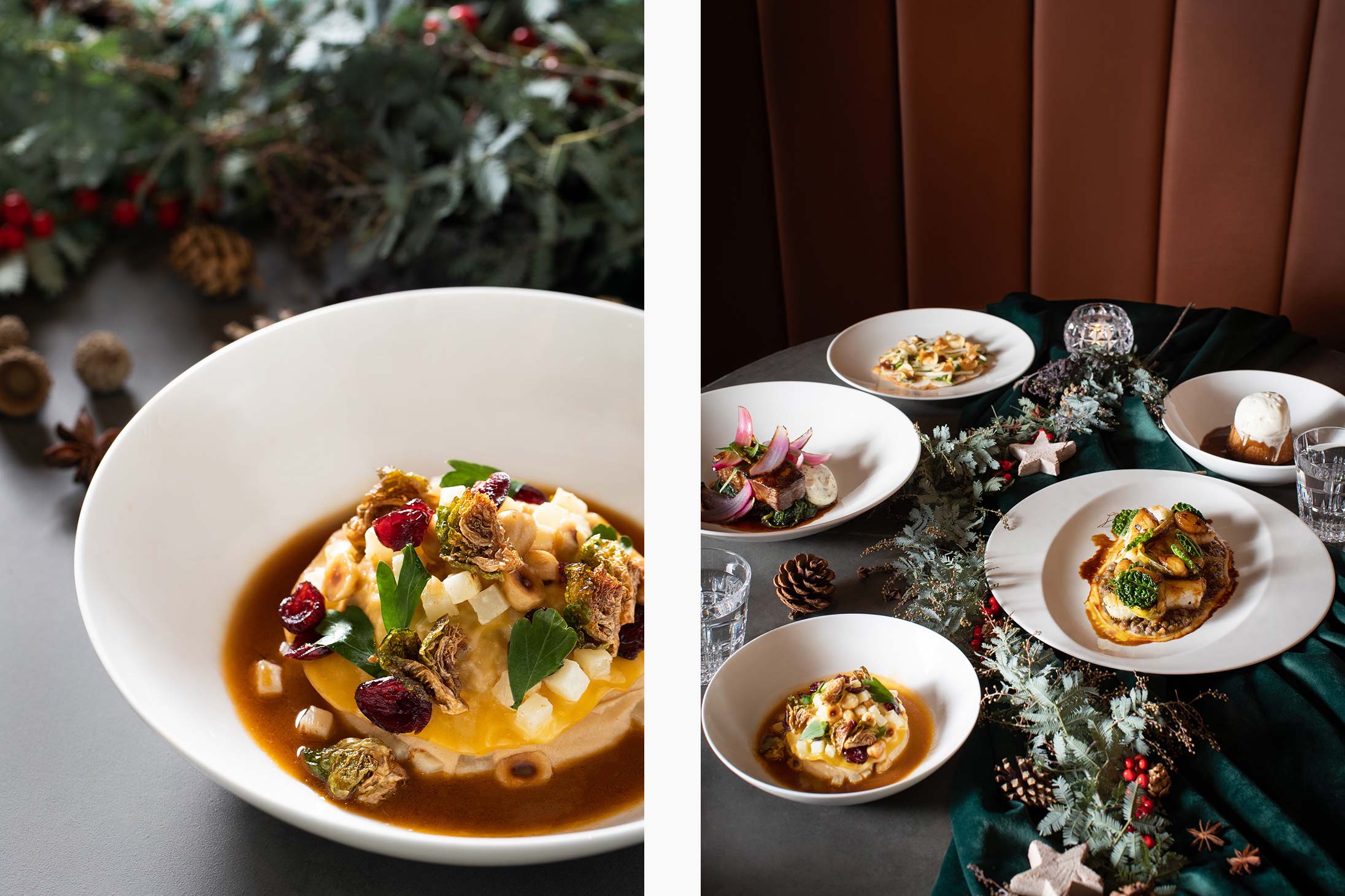 A festive meal at The Continental in Pacific Place