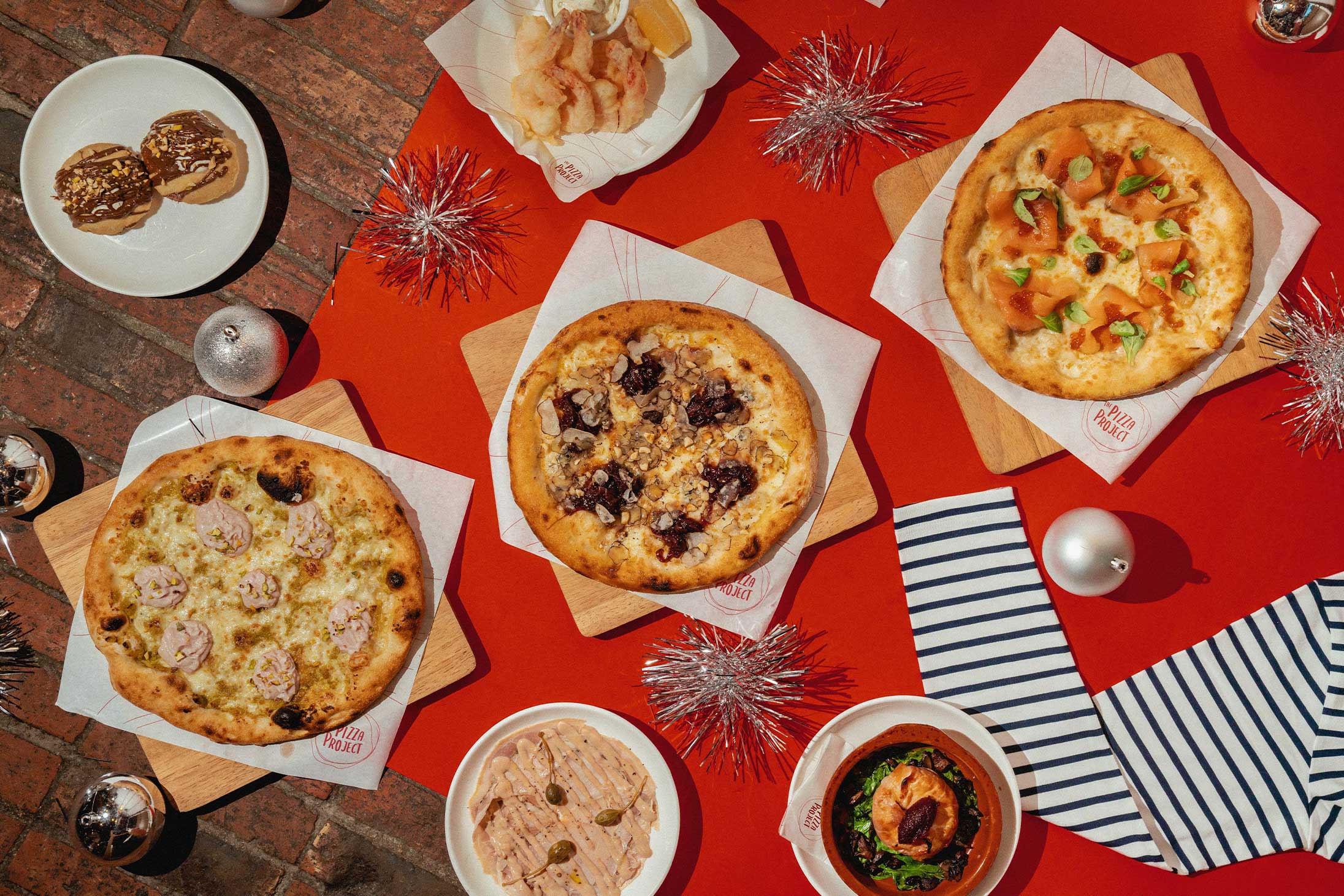A festive meal at The Pizza Project in Starstreet Precinct