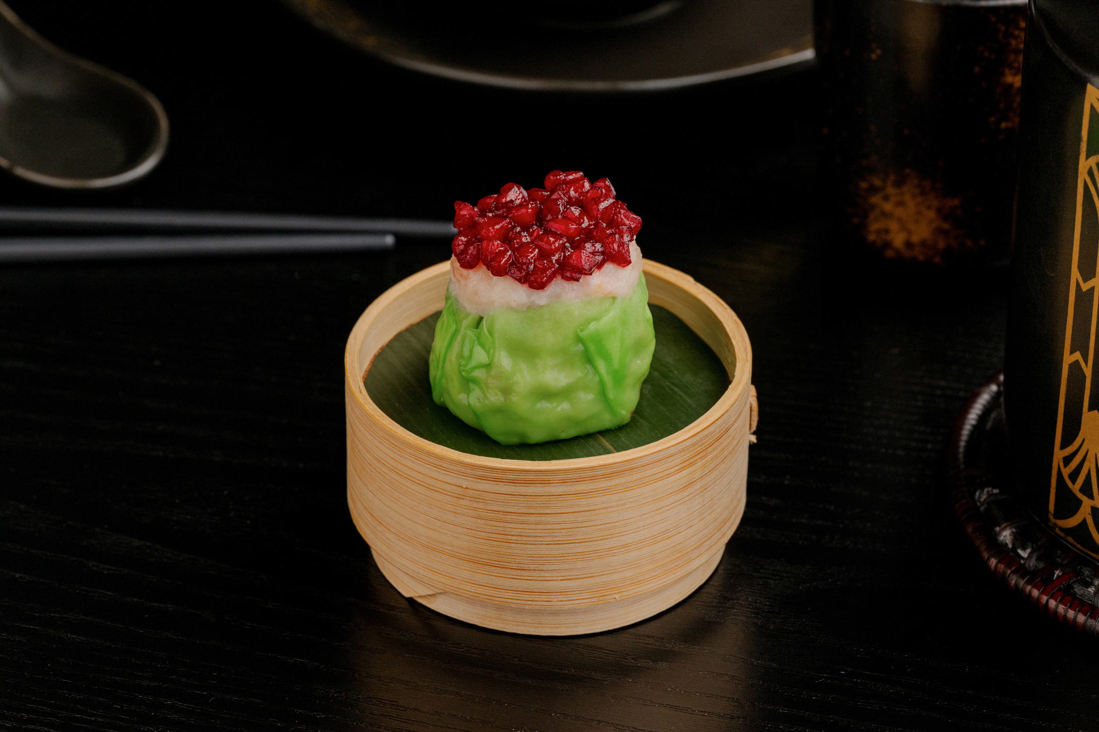 A festive dish at Dim Sum Library Pacific Place