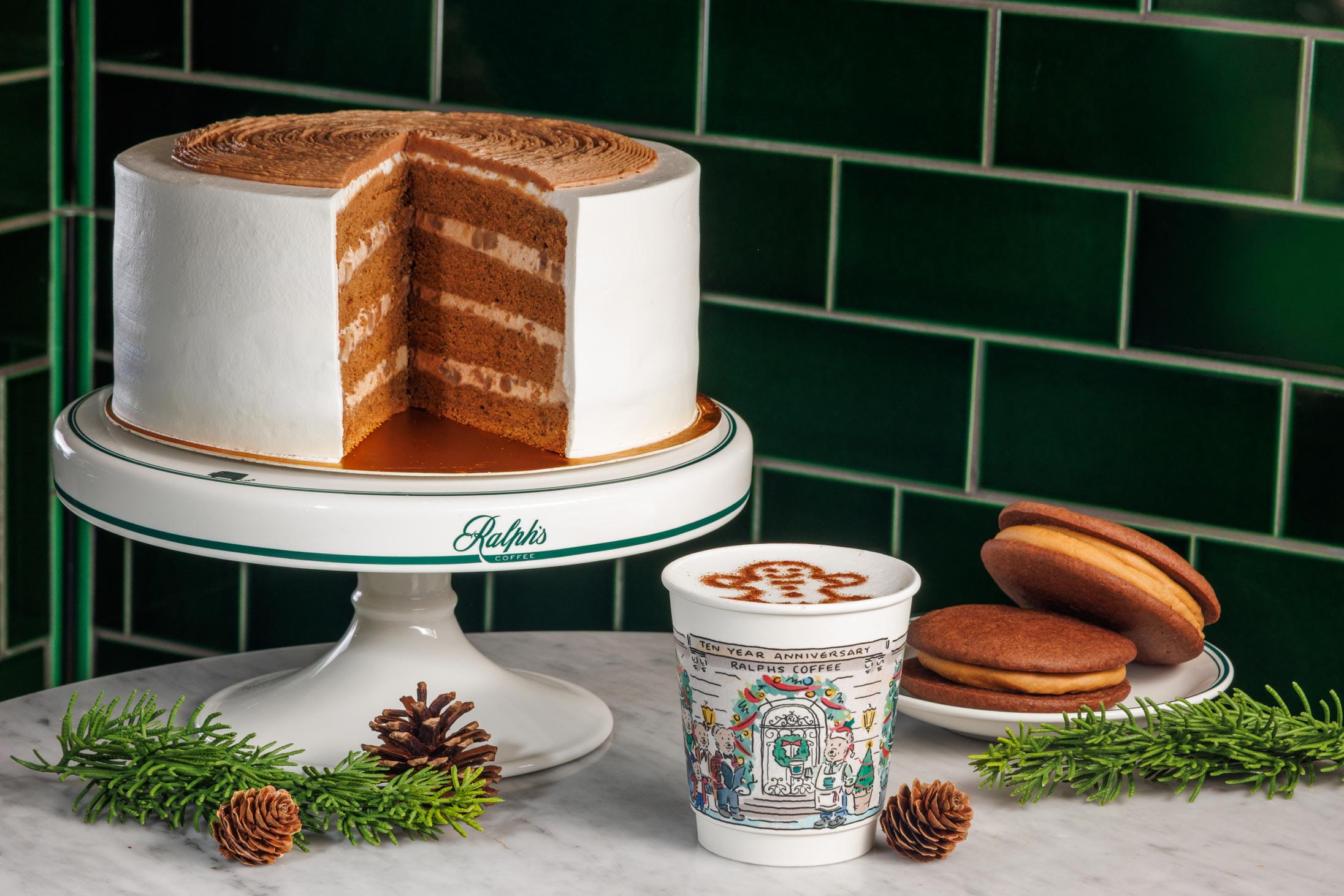 Festive dishes at Ralph's Coffee